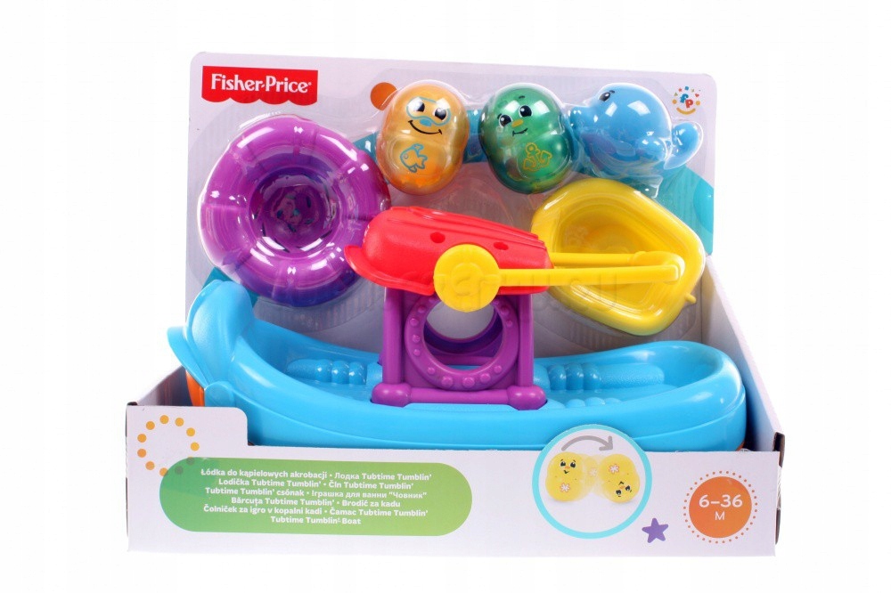 Fisher Price Łódka Do Kąpielowych Akrobacji W9850
