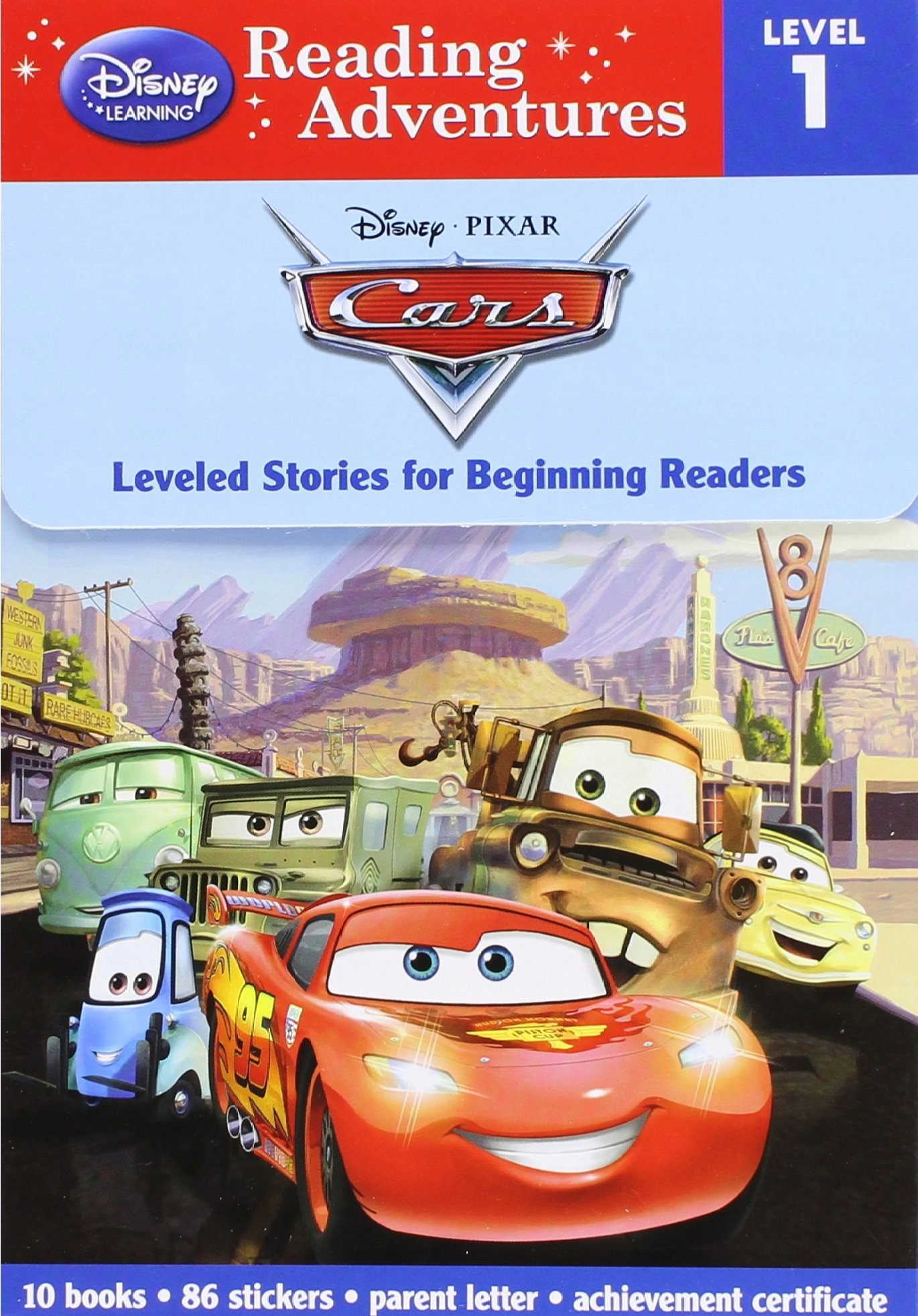 Disney Reading Adventures Cars level 1 Boxed Set