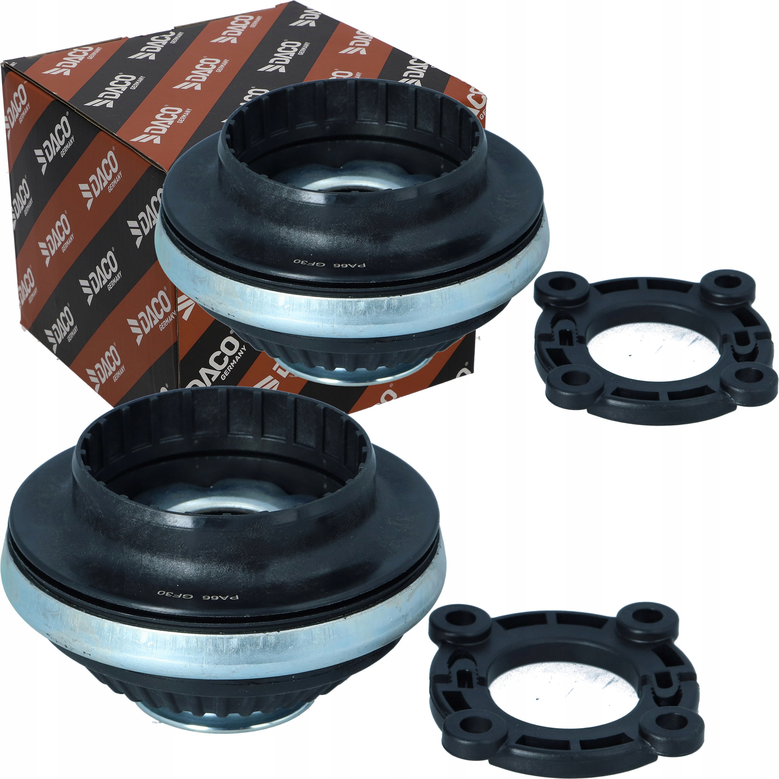 PODUSZKI AMORTYZATORA Z ŁOŻYSKAMI MOCOWANIA PRZÓD X2 OPEL ASTRA H 04-10