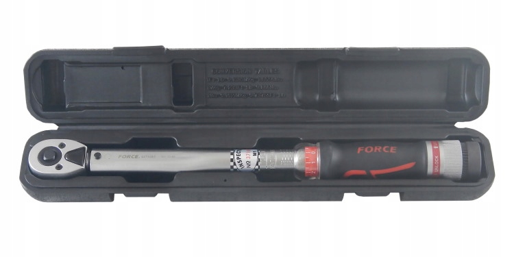 Momentový kľúč 3/8'' 10-80Nm Force 6473383 obojsmerný (ľavý/pravý)