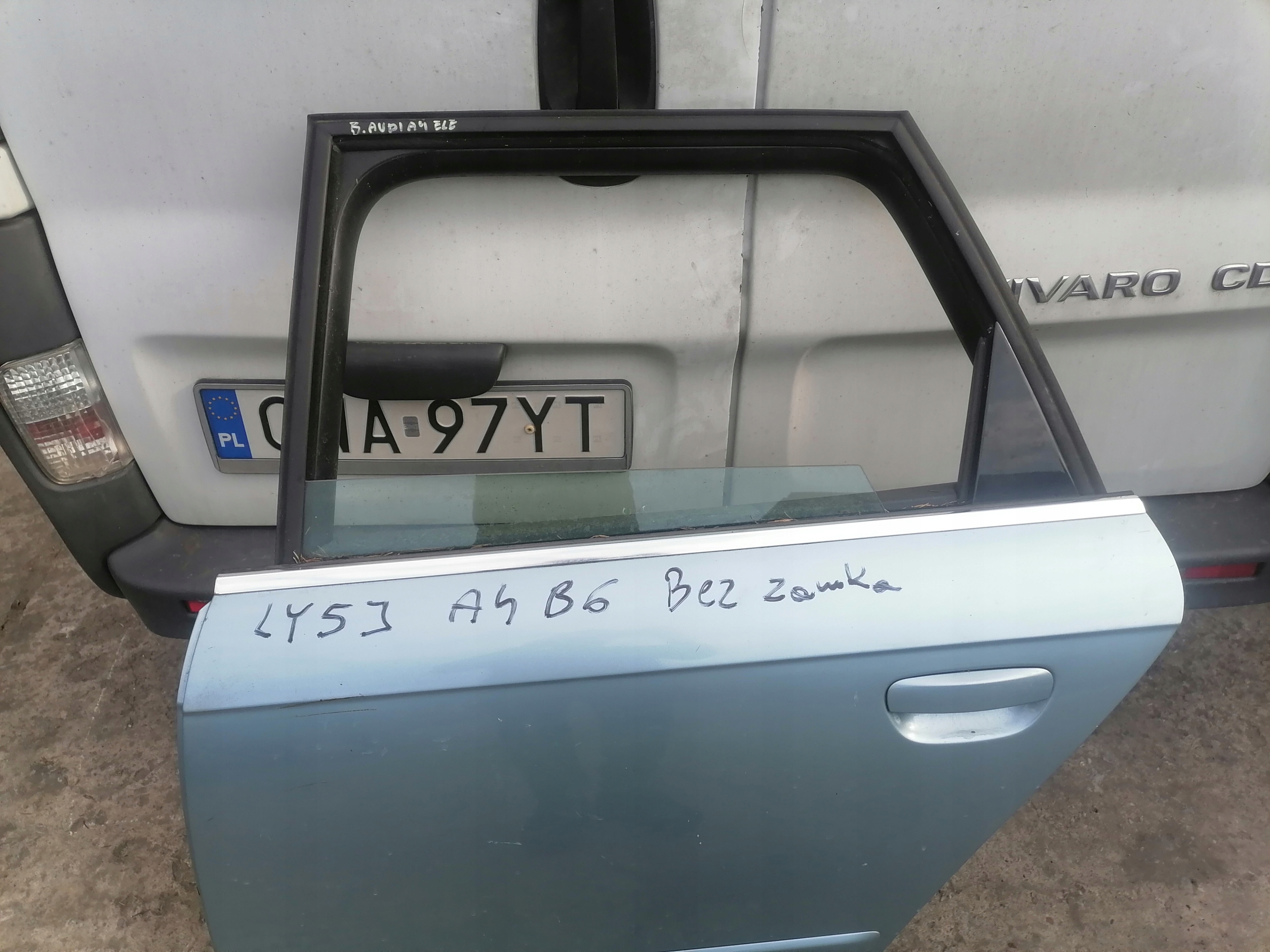 door left rear part left TYLNIE AUDI A4 B6 LY5J