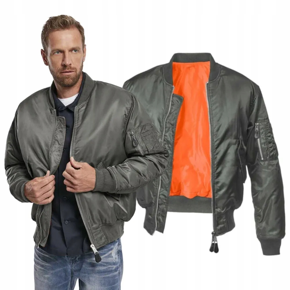 Bunda Brandit MA1 Bomber Jacket Anthrazit [XL]