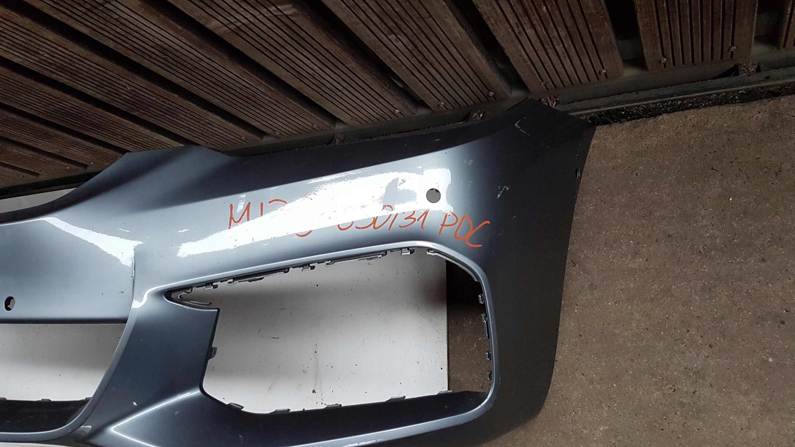 front bumper BMW SERIA 5 G30 G31 m-packet BLUESTONE