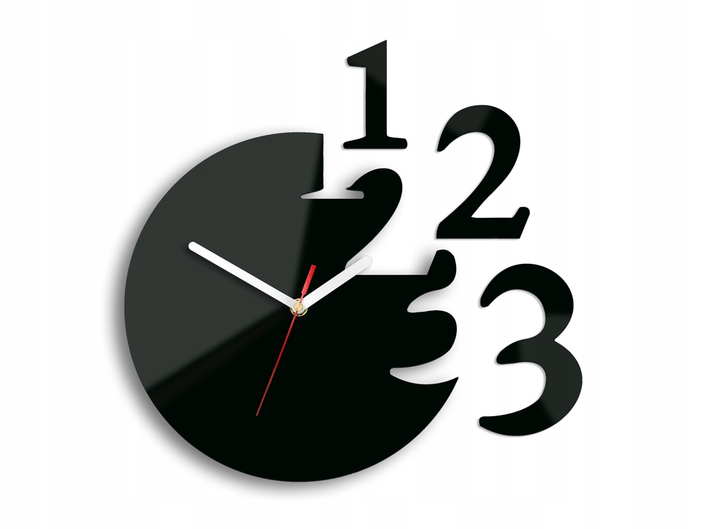 Nástěnné hodiny Kulatý s tichým mechanismem na zeď Akrylové, efektní