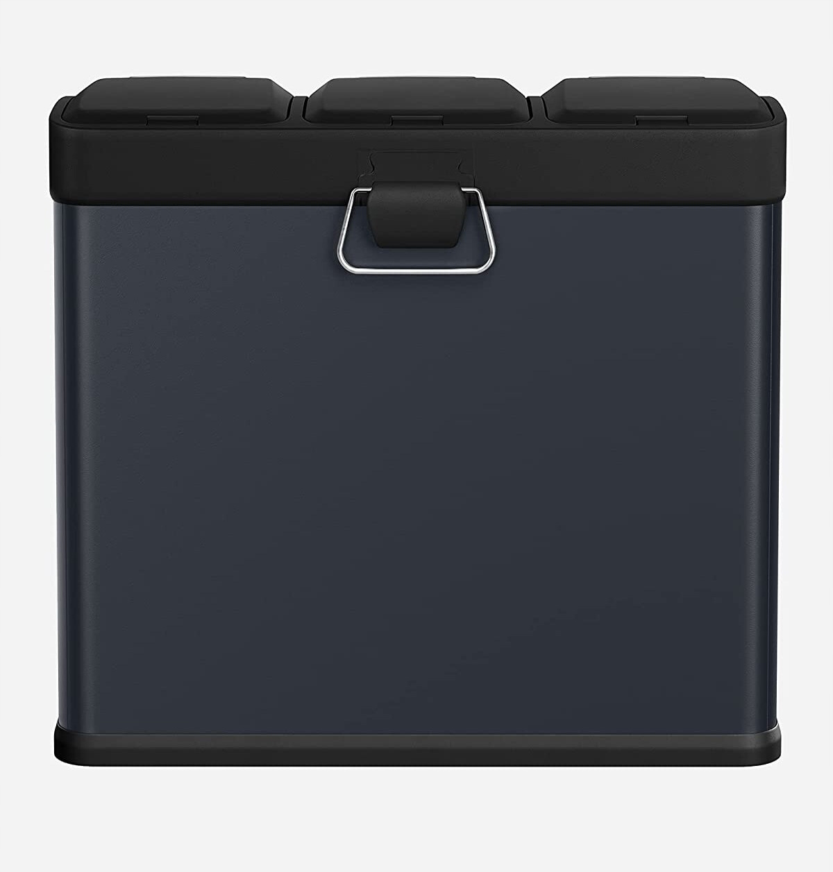 Kôš na odpadky Segregácia 3Komorový Nožný 24l Šedý vrecia Songmics LTB24GS