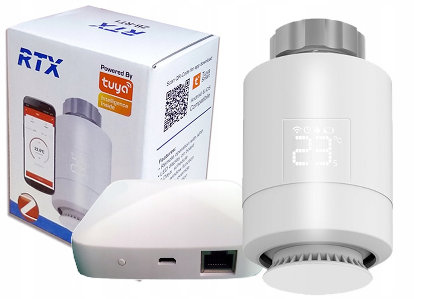 Hlavica Rtx Termostat ZigBee Lan brána Tuya SET1