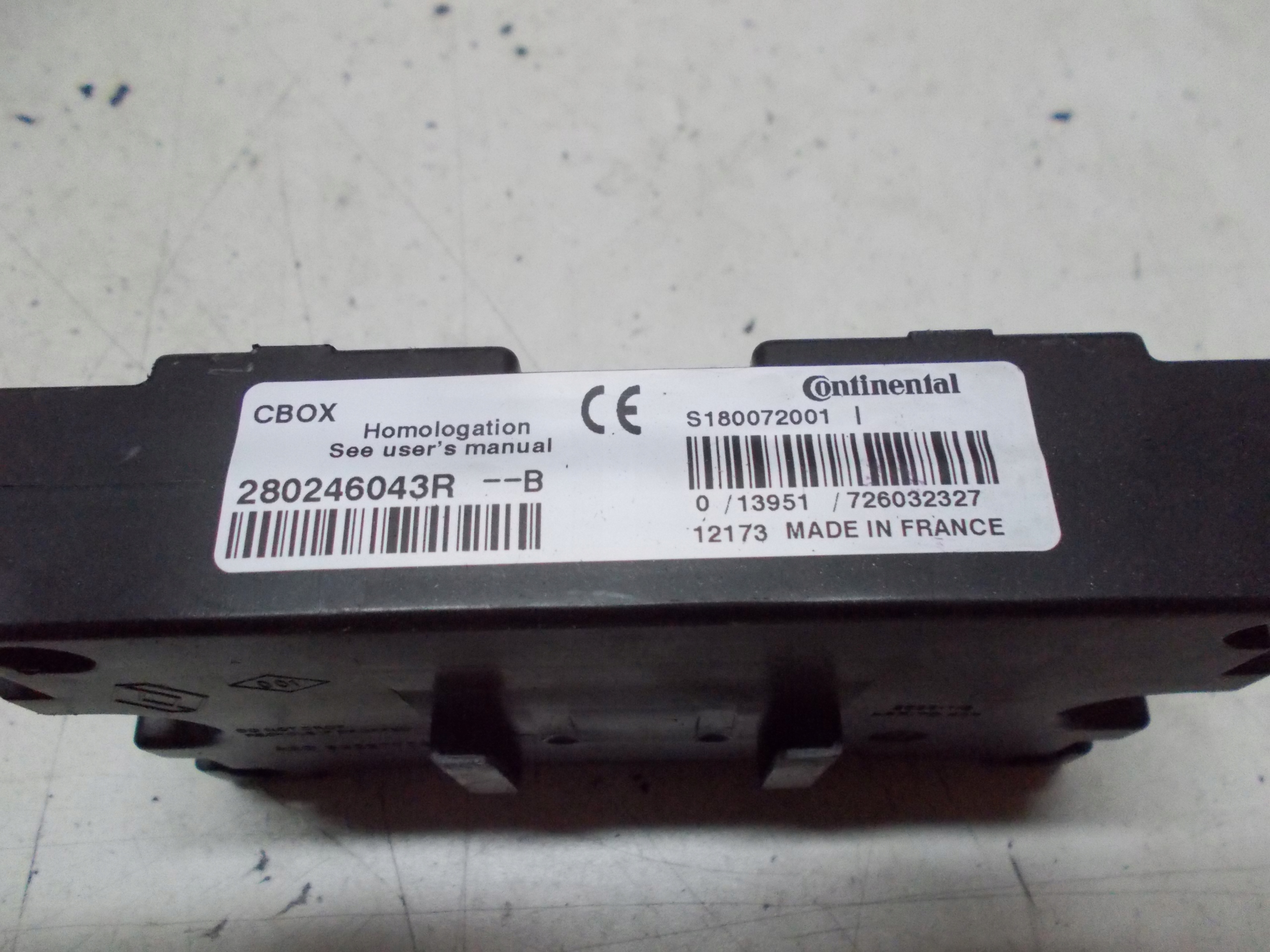RENAULT LATITUDE 3.0 DCI 12R control unit module navigation devices CBOX 280246043R