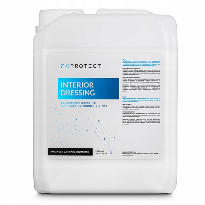 Fx Protect Interior Dressing 5L dressing do interiéru, saténový efekt