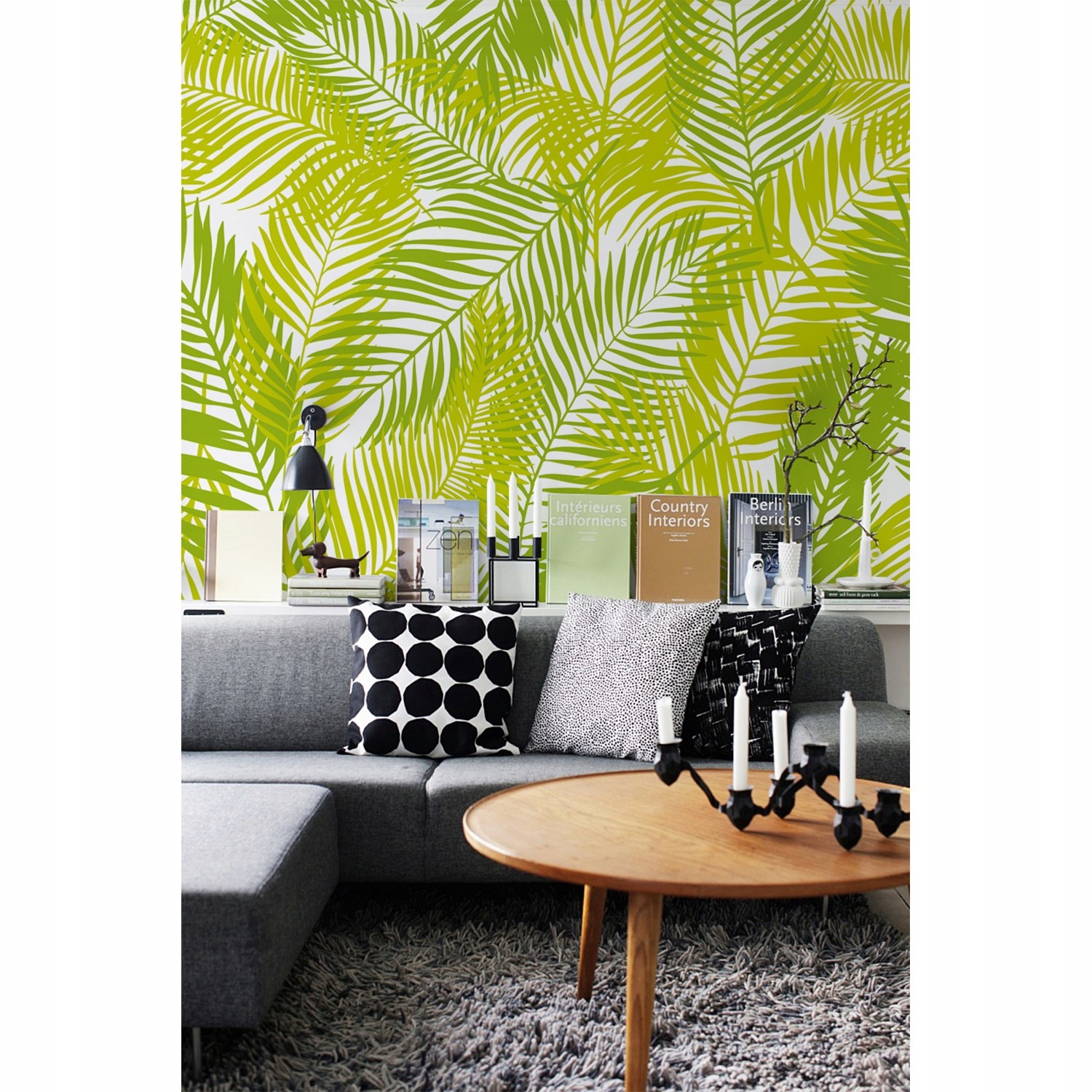 

Fototapeta ścienna Zielone liście retro 152x104 cm