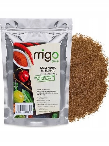 4x MIGOgroup, Koriandr mletý, koření 500 g MIGogroup