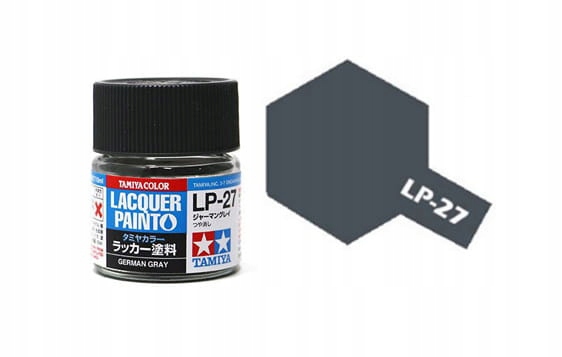 Tamiya 82127 LP-27 German Grey [matt] (Lacquer) 10