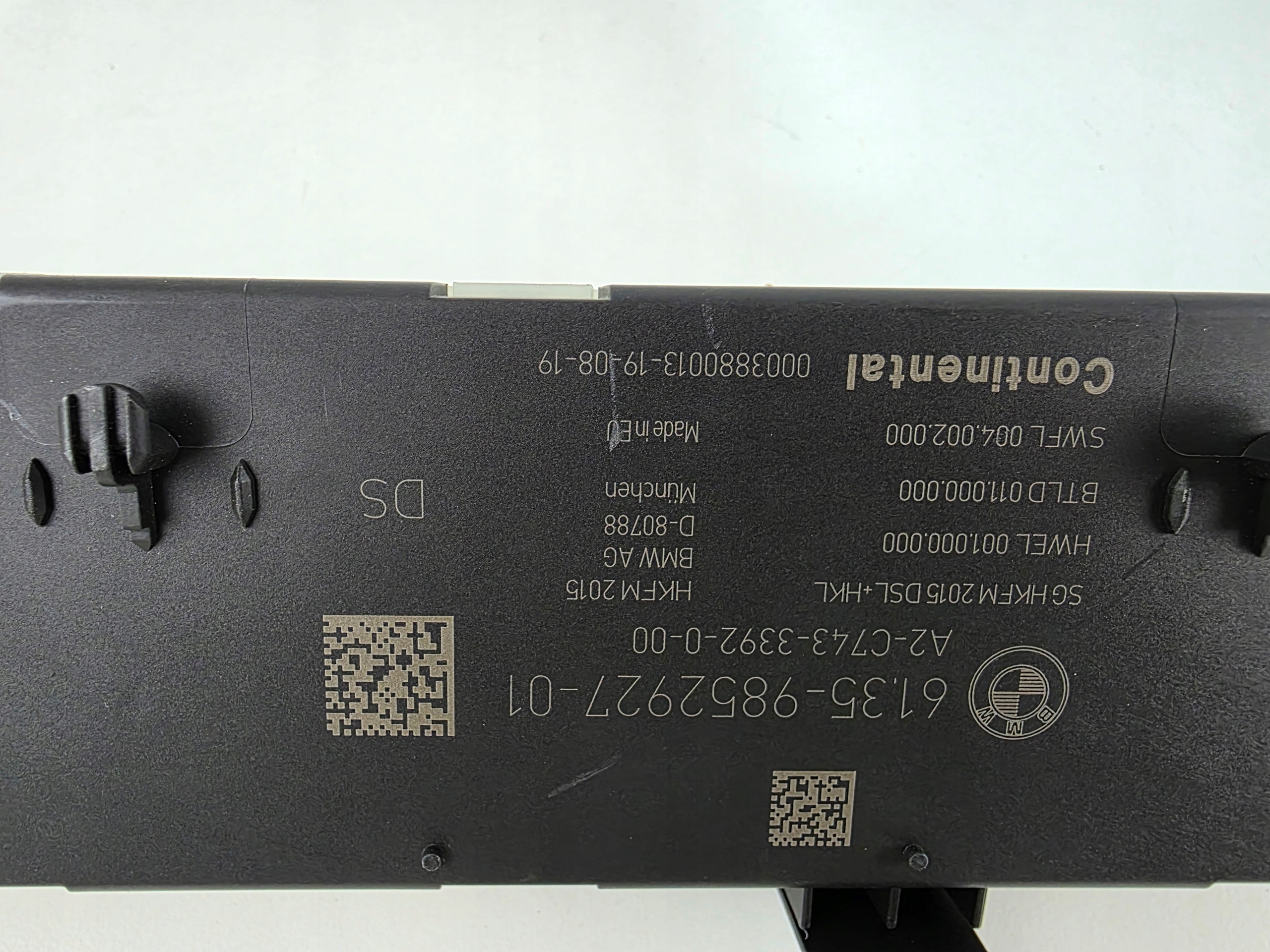 module control unit bonnet BMW G21 G31 9852927