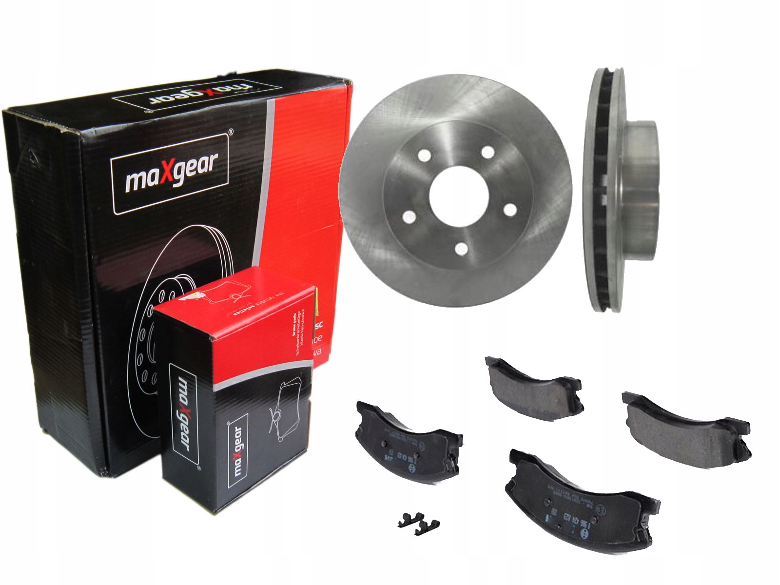 ДИСКИ КОЛОДКИ MAXGEAR ПЕРЕДНИЙ JEEP GRAND CHEROKEE