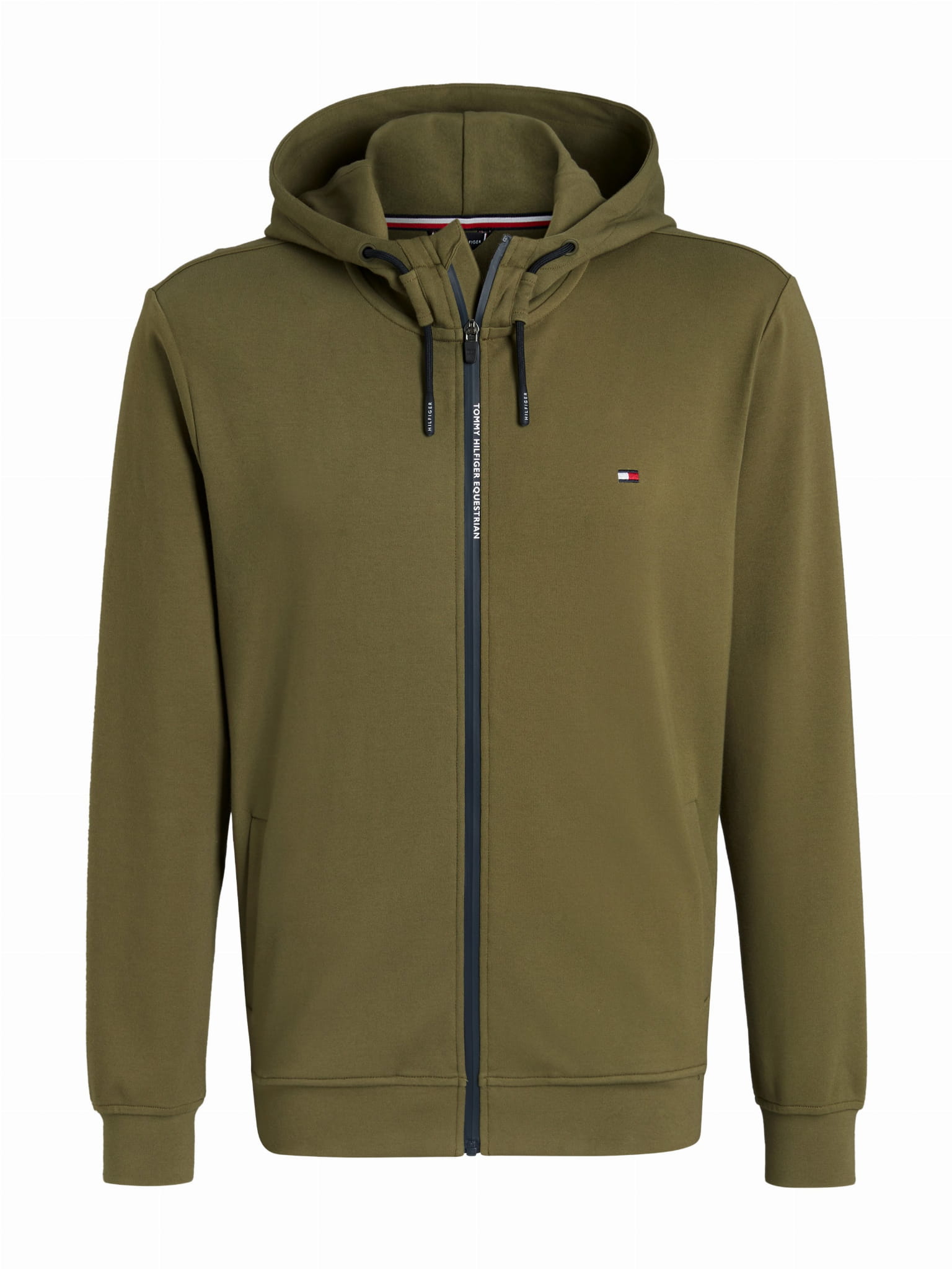 Tommy Hilfiger Equestrian pánská mikina Glenn Utility Olive L zelená