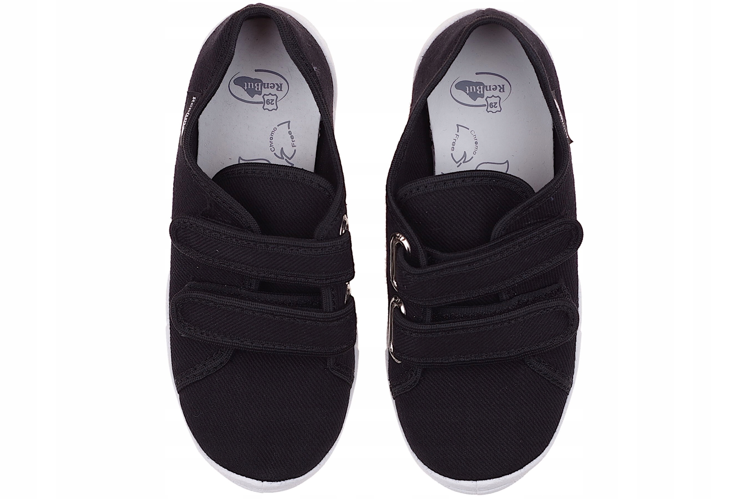 

Trampki kapcie tekstylne skóra 33-374 RenBut 34