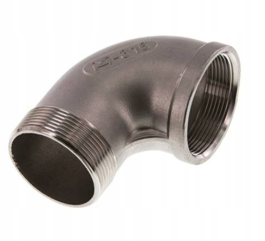 Závitové koleno 90° Gw Rp 4" – Gz R 4" 16 bar nerezová ocel