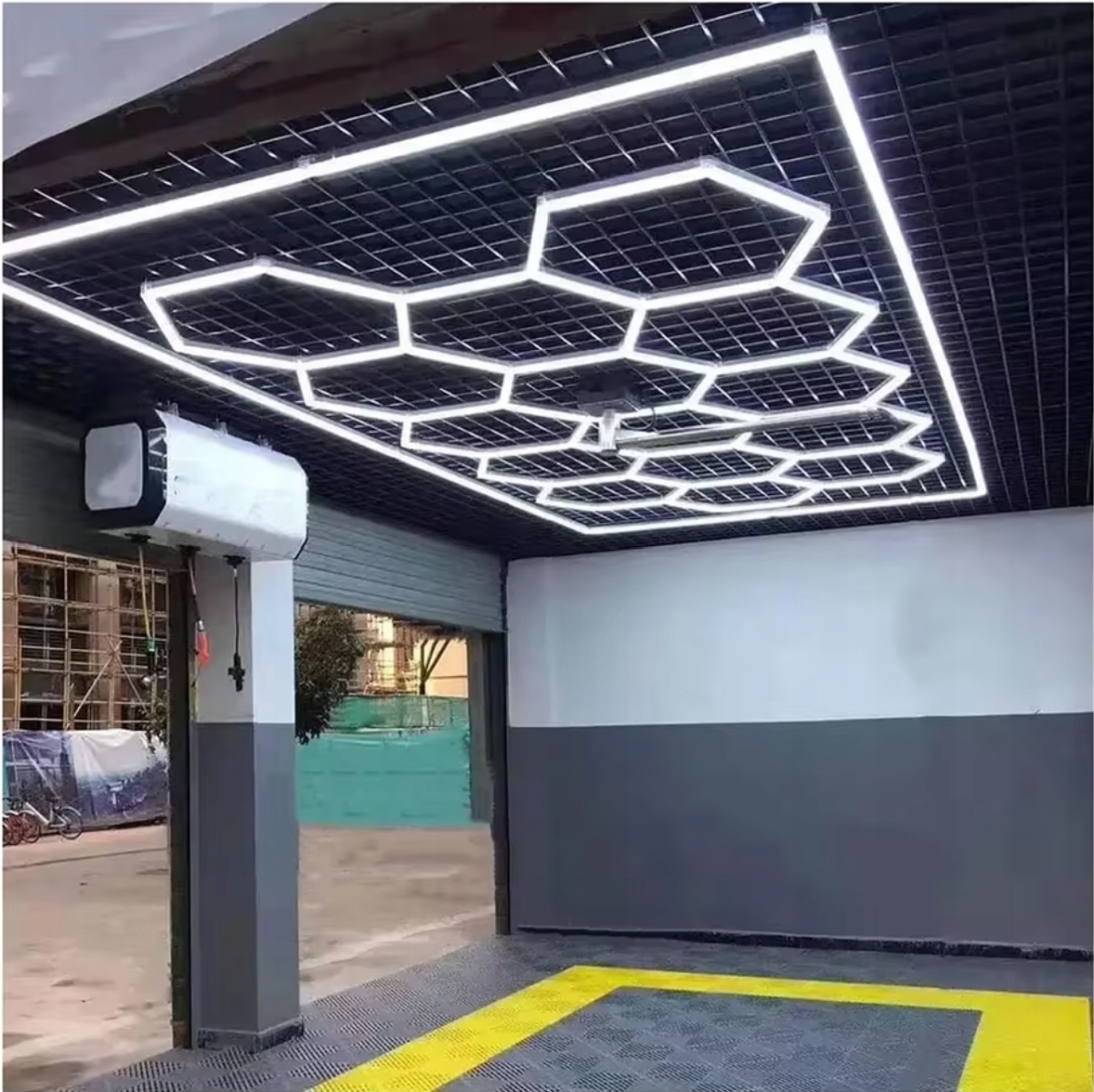Silná Led lampa Hexagon Panel medová plástev 610 W 6500 K 230 V Osvětlení