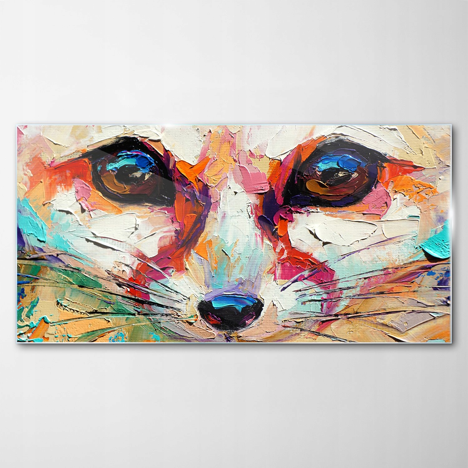 Obraz Sklenený dekor Líška Zviera Portrét 140x70