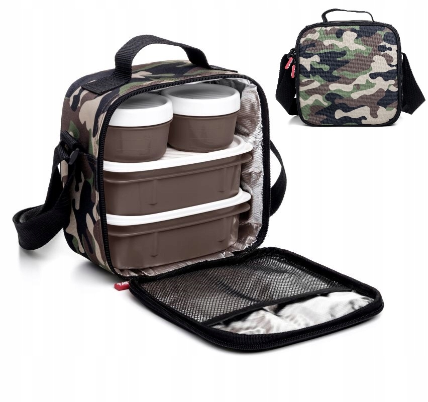 

LunchBox Torba Termiczna Moro 4 Pojemniki pudełka