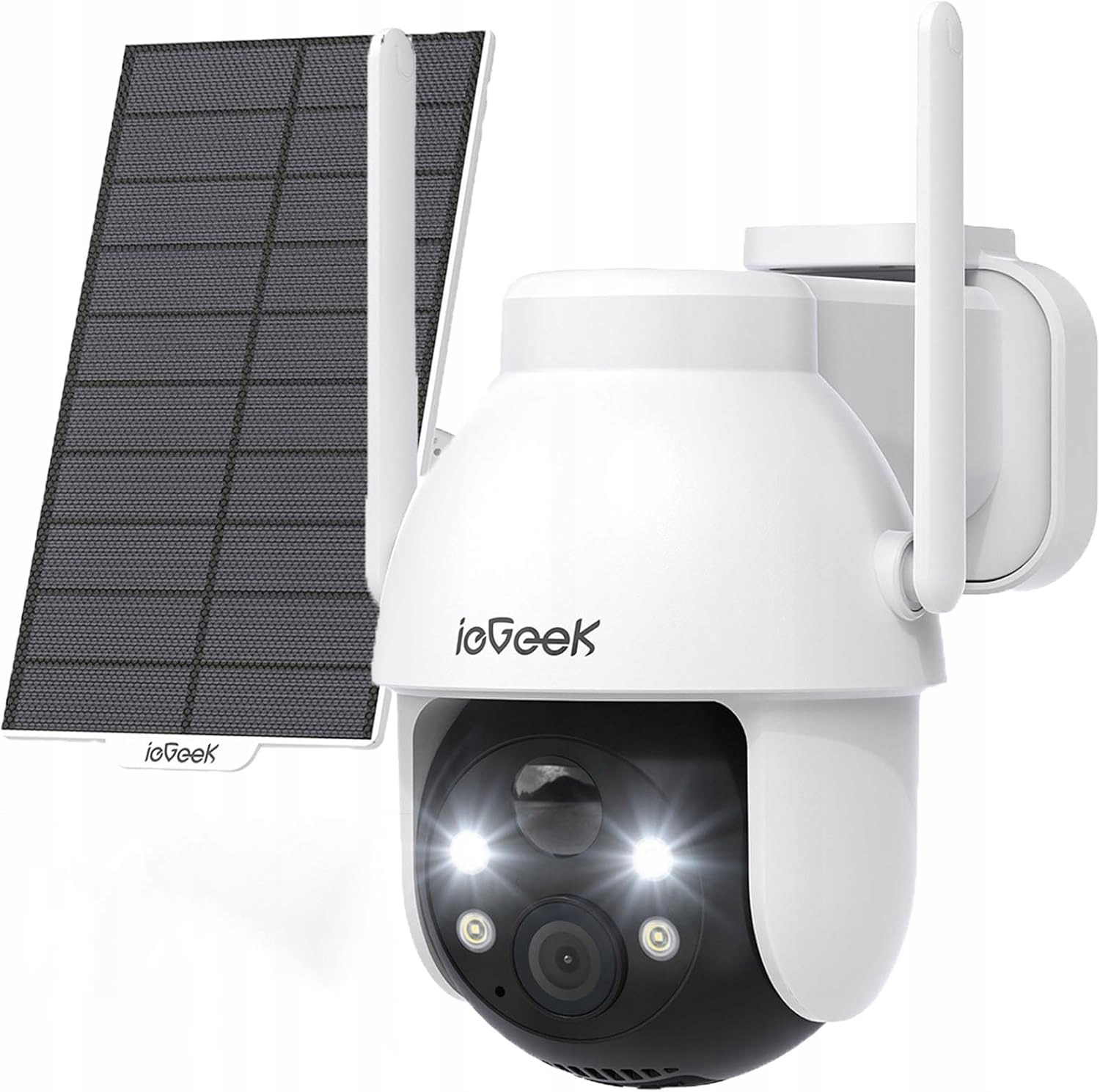 Venkovní Ip Kamera Monitorující 3 Mpx 2K 4X Zoom Na 5200 Mah Akumulátor