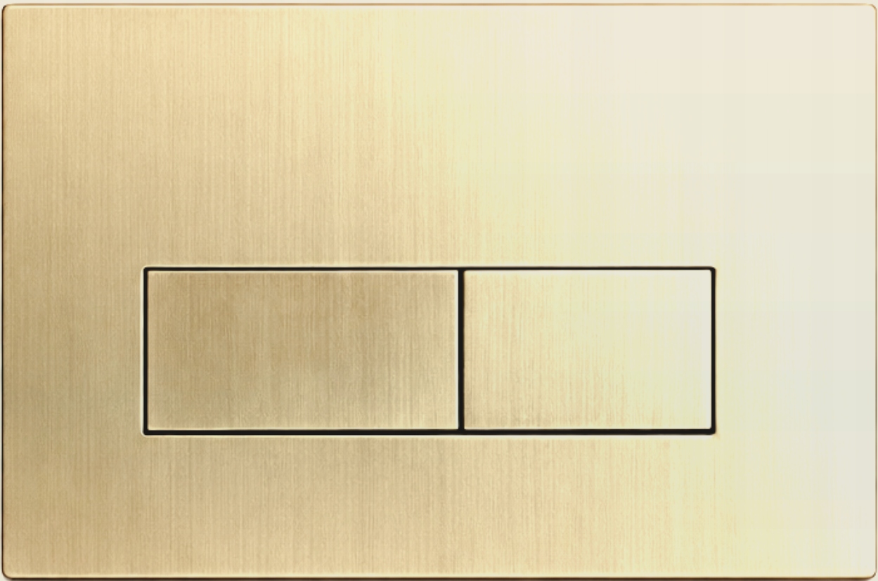 Tlačidlo Frida 7 zlaté pre Wc rošt Geberit Delta Duofix Basic UP100