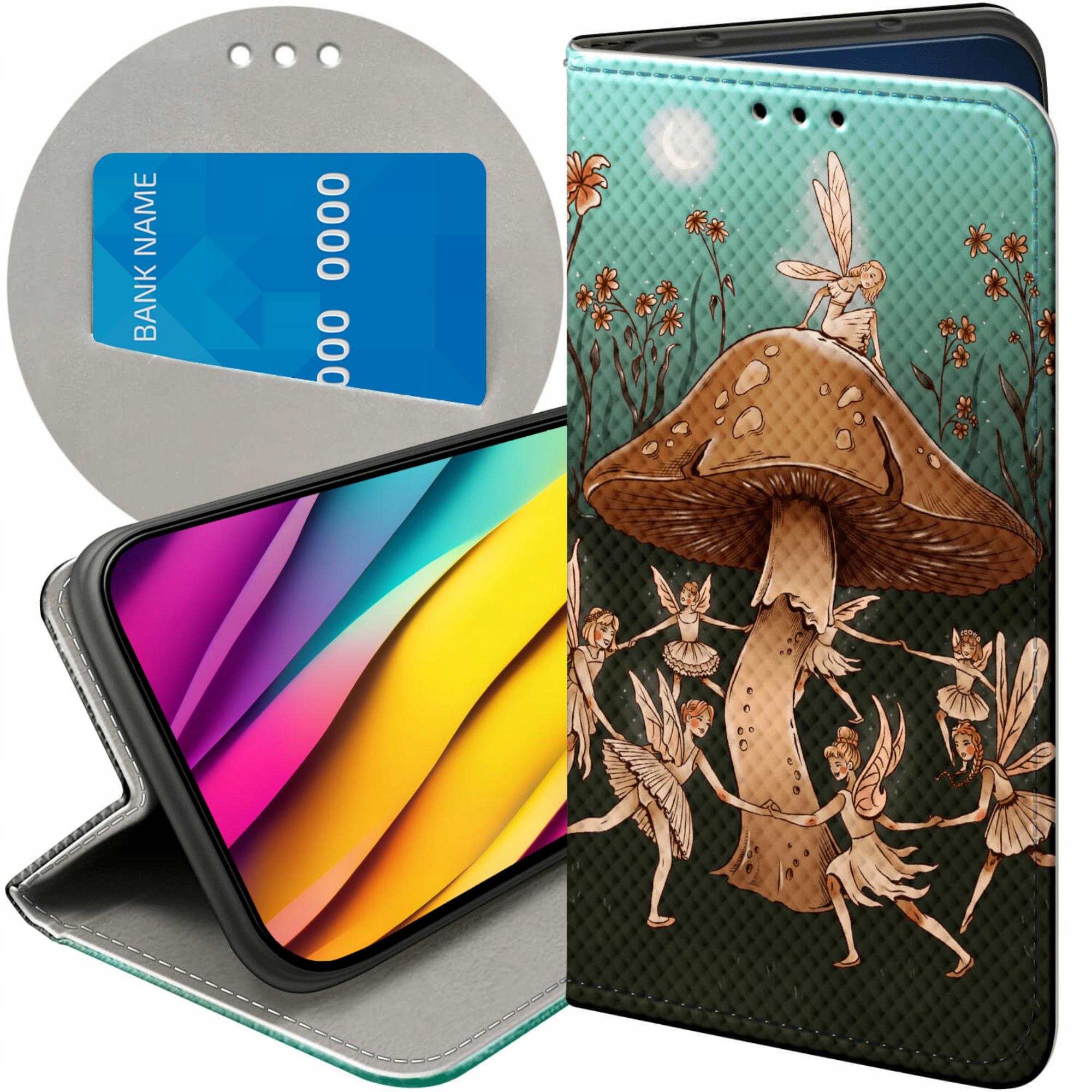 Etui Z Klapką Do Xiaomi Poco M3 Pro M3 Pro 5G Fantasy Magic Wróżka