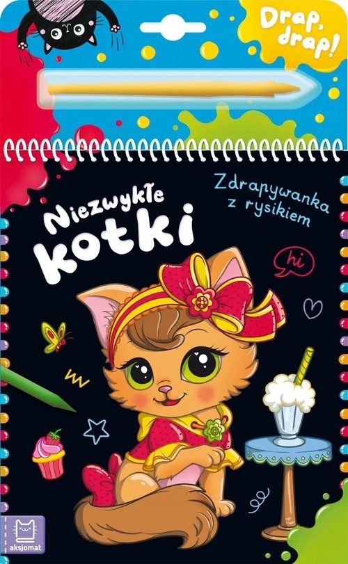

kotki Zdrapywanka z rysikiem