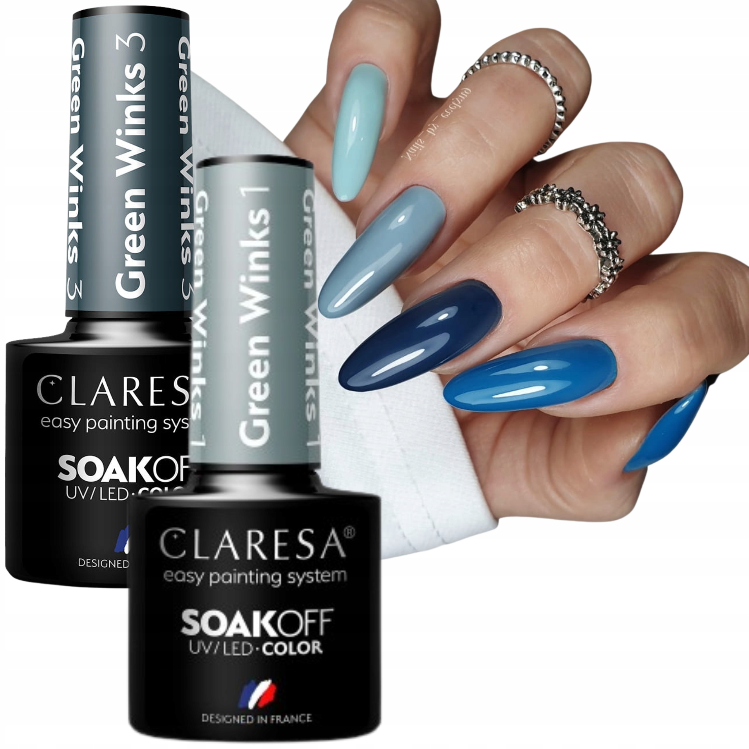 CLARESA LAKIER HYBRYDOWY KOLEKCJA GREEN WINKS 5ML