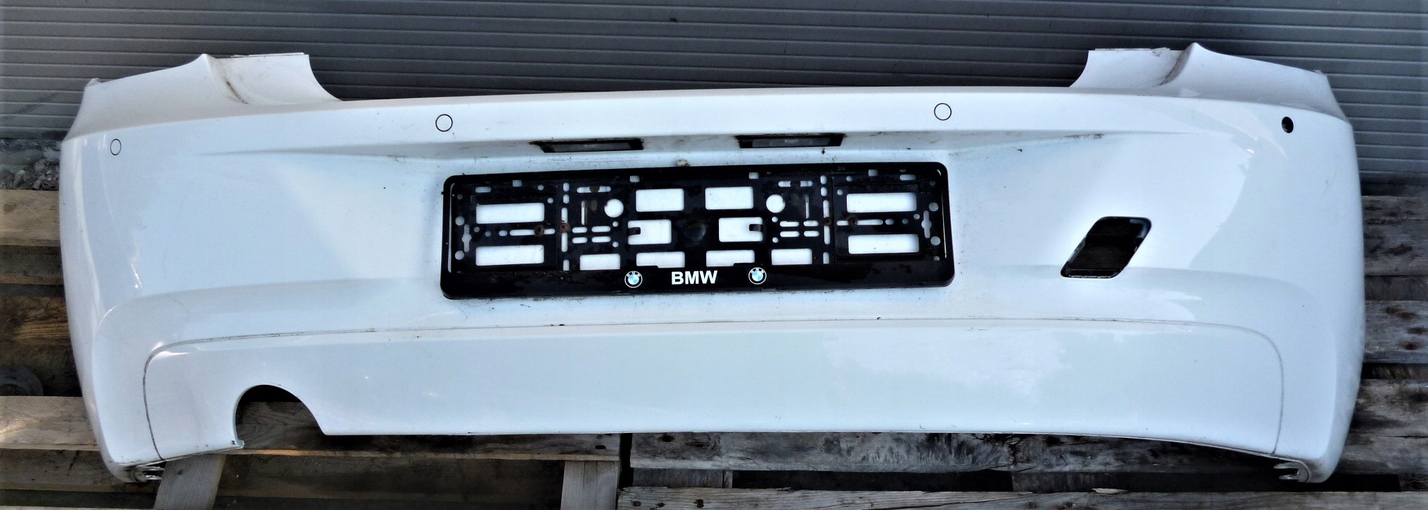 BMW 1 F20 bumper rear part rear BIALY PDC