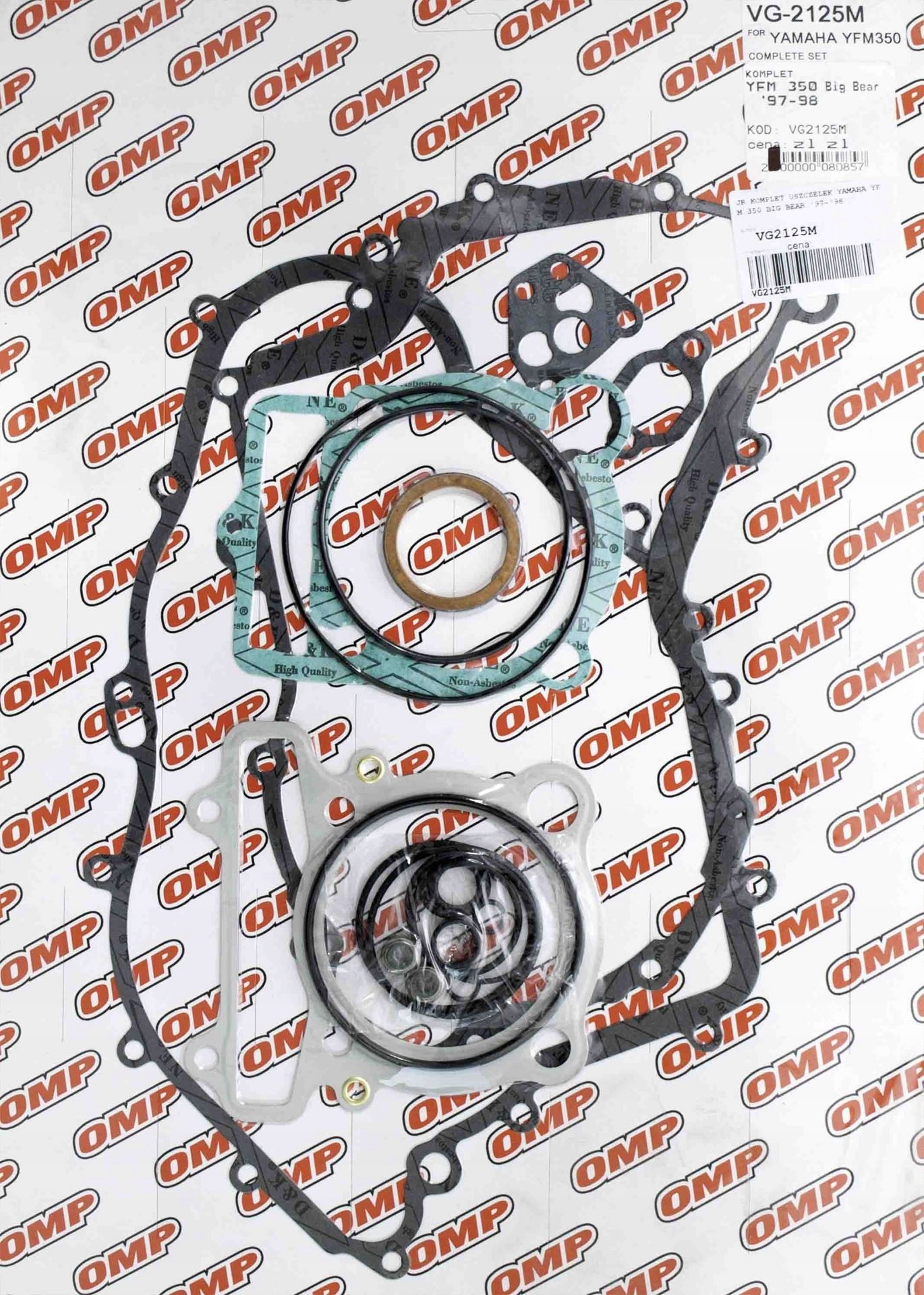 VG2125M - JR (OMP) КОМПЛЕКТ ПРОКЛАДОК YAMAHA YFM 350 BIG BEAR