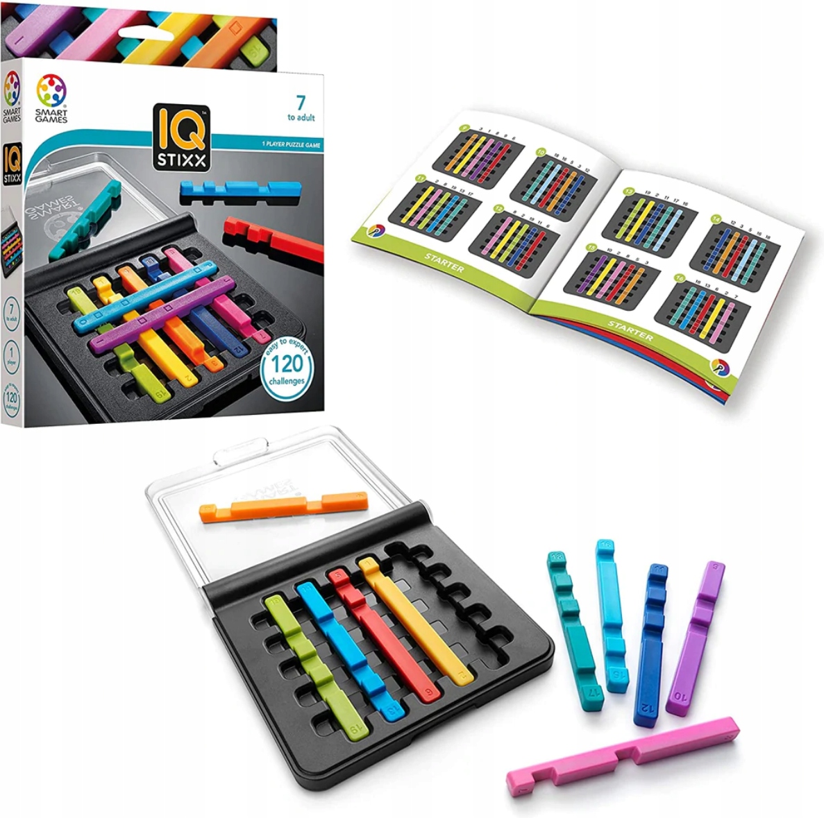 

Smart Games Iq Stixx gra logiczna układanka łamigł