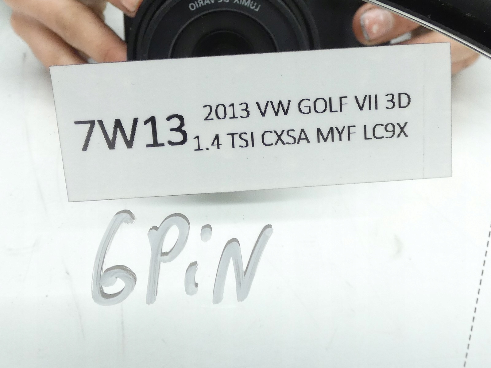 mirror exterior right VW GOLF VII MK7 6 PIN LC9X