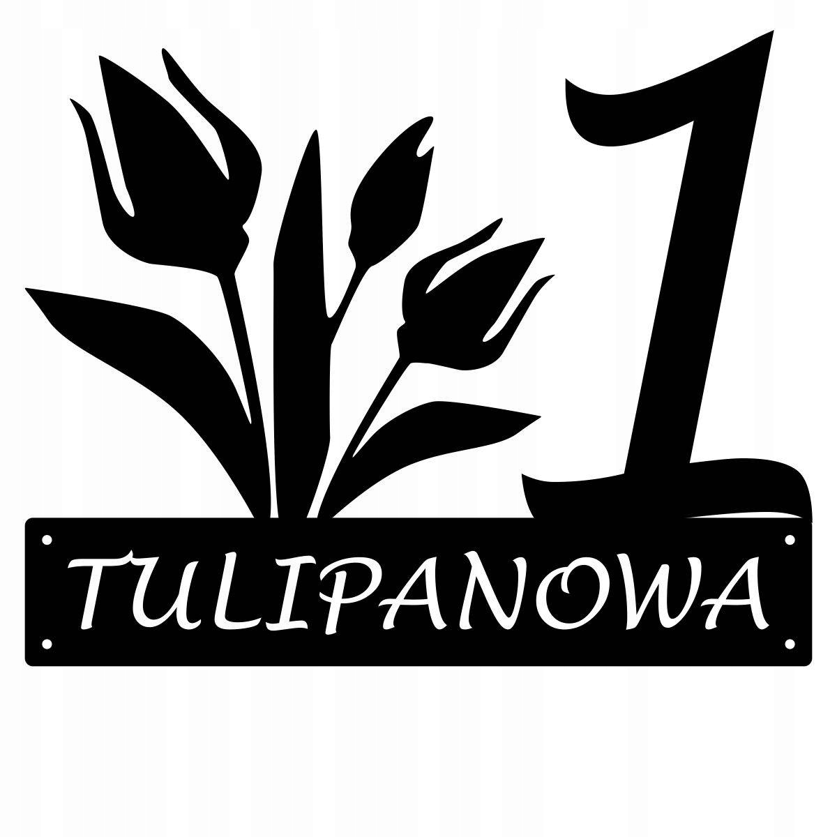 Číslo Na Dom 60 cm Tabuľa Adresa Oceľ 2MM Grafika 178