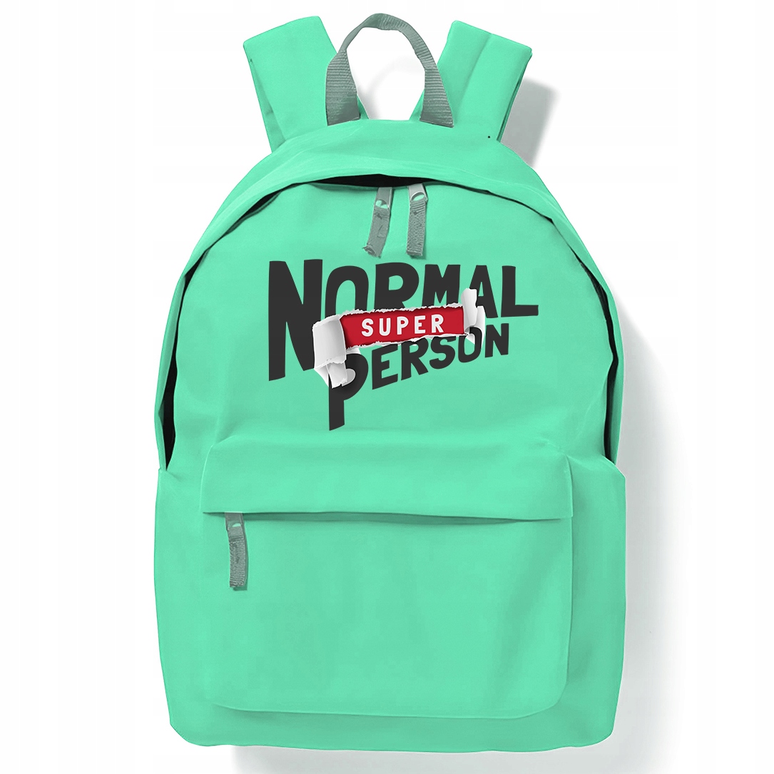 Mátový Batoh pro děti do školy do posilovny Normal Person Zajímavé vzory