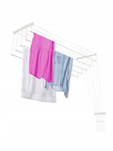 Levně Kadax Sušák Stropní koupelnový 5 tyčí 150 cm Odolný