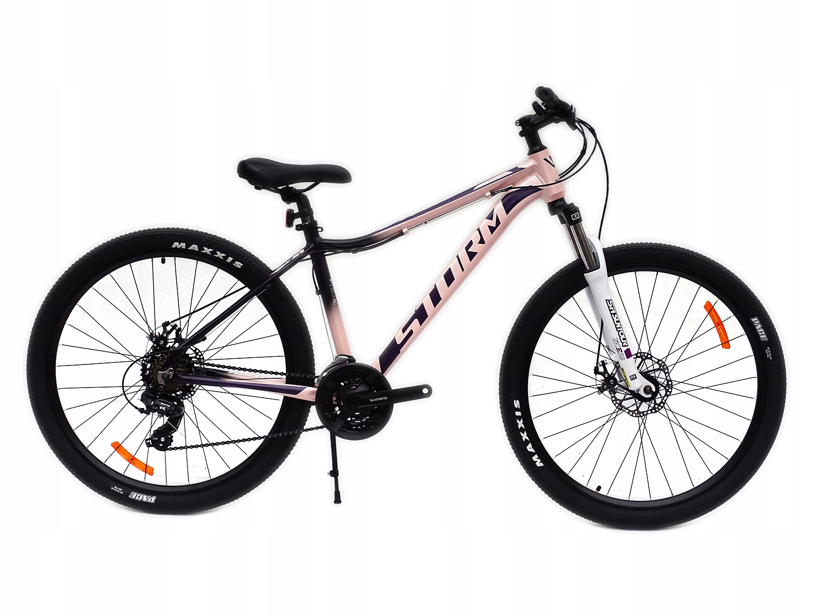 Rower 27,5 Storm Shark Górski Mtb Aluminiowy 17'' Różowy Wersja Limitowana