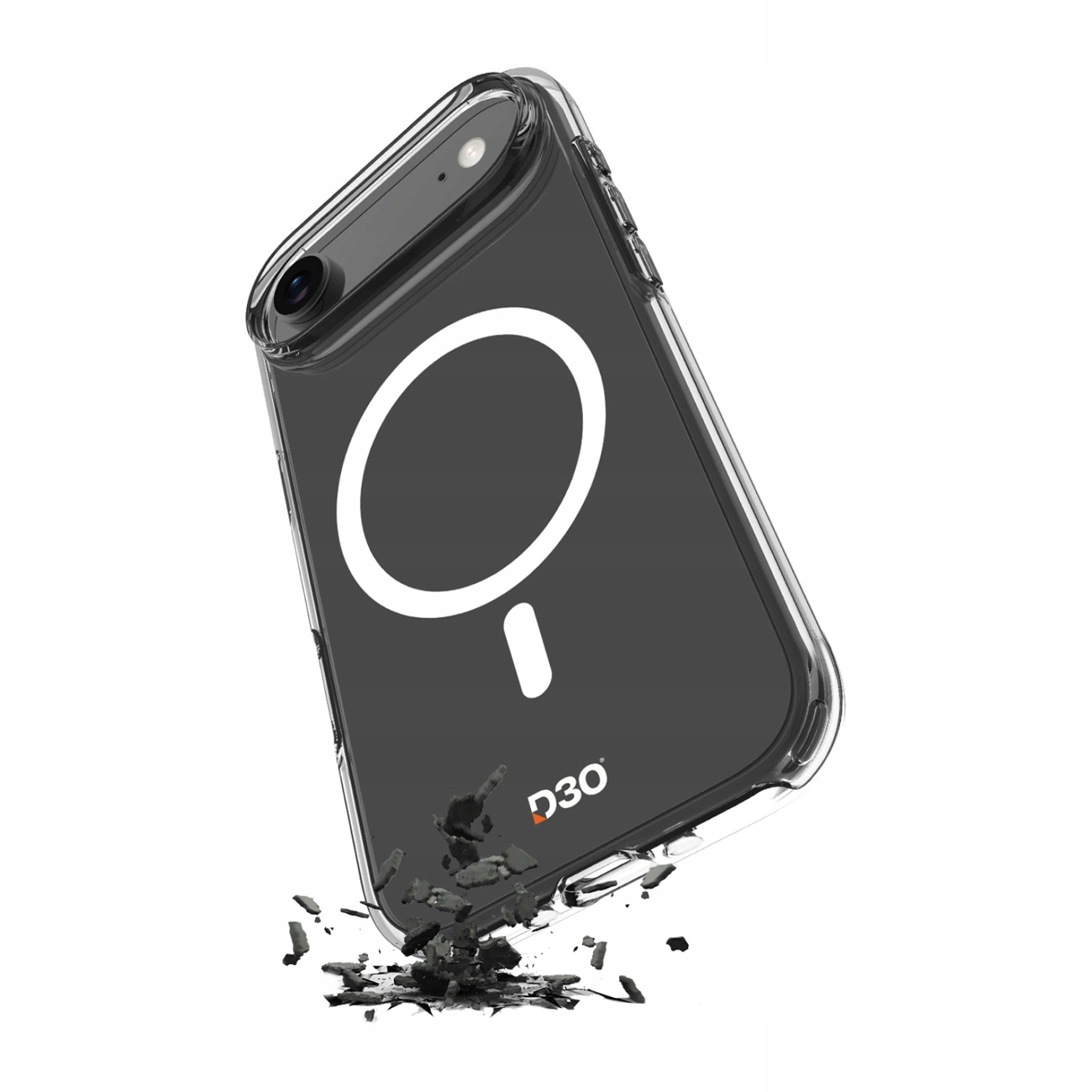 Puro Puzdro Impact Clear D3O Pre Iphone 17 Air, Kompaktné S Magsafe