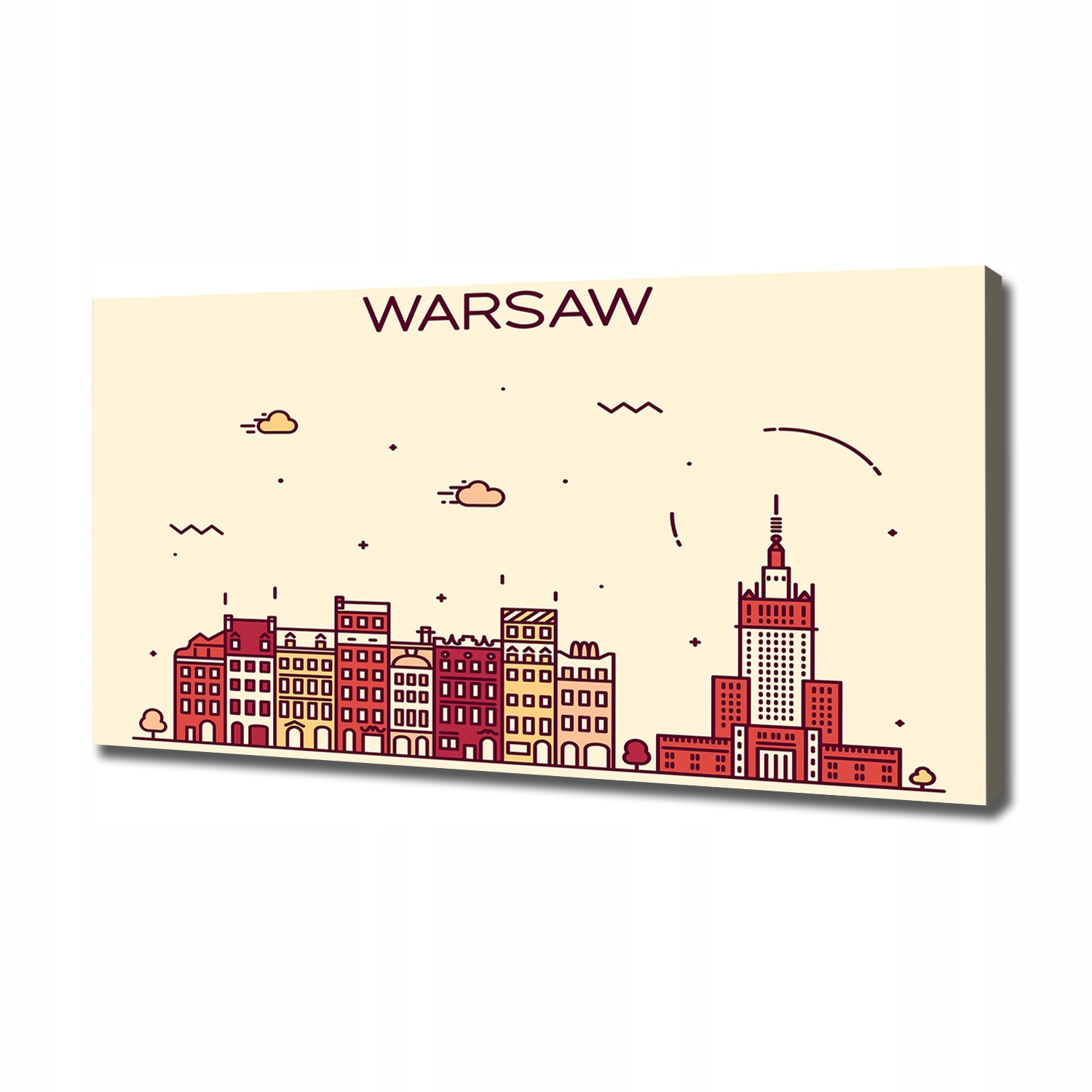 

Foto obraz na płótnie Warszawa Polska 120x60 cm