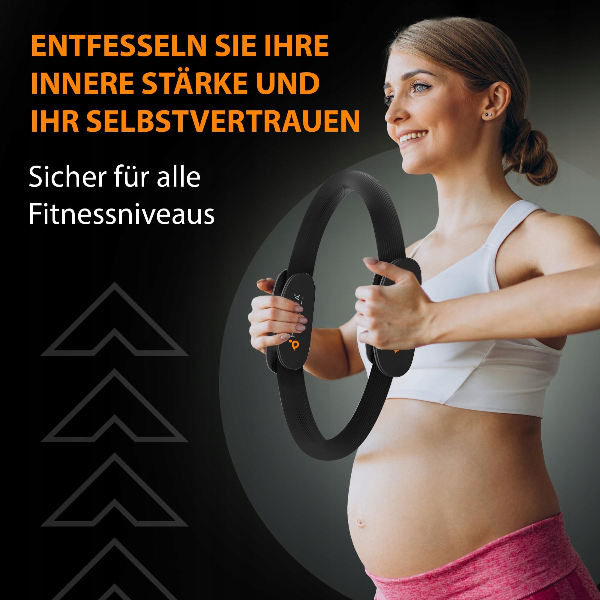 MANTRA SPORTS Pilates Ring Trening Fitness Dla Kobiet i Mężczyzn W Domu — miniatura 7