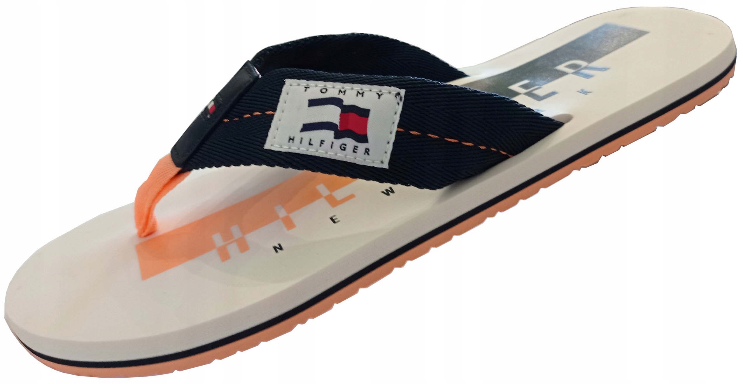 

Klapki Tommy Hilfiger Męskie Japonki Białe Roz 42