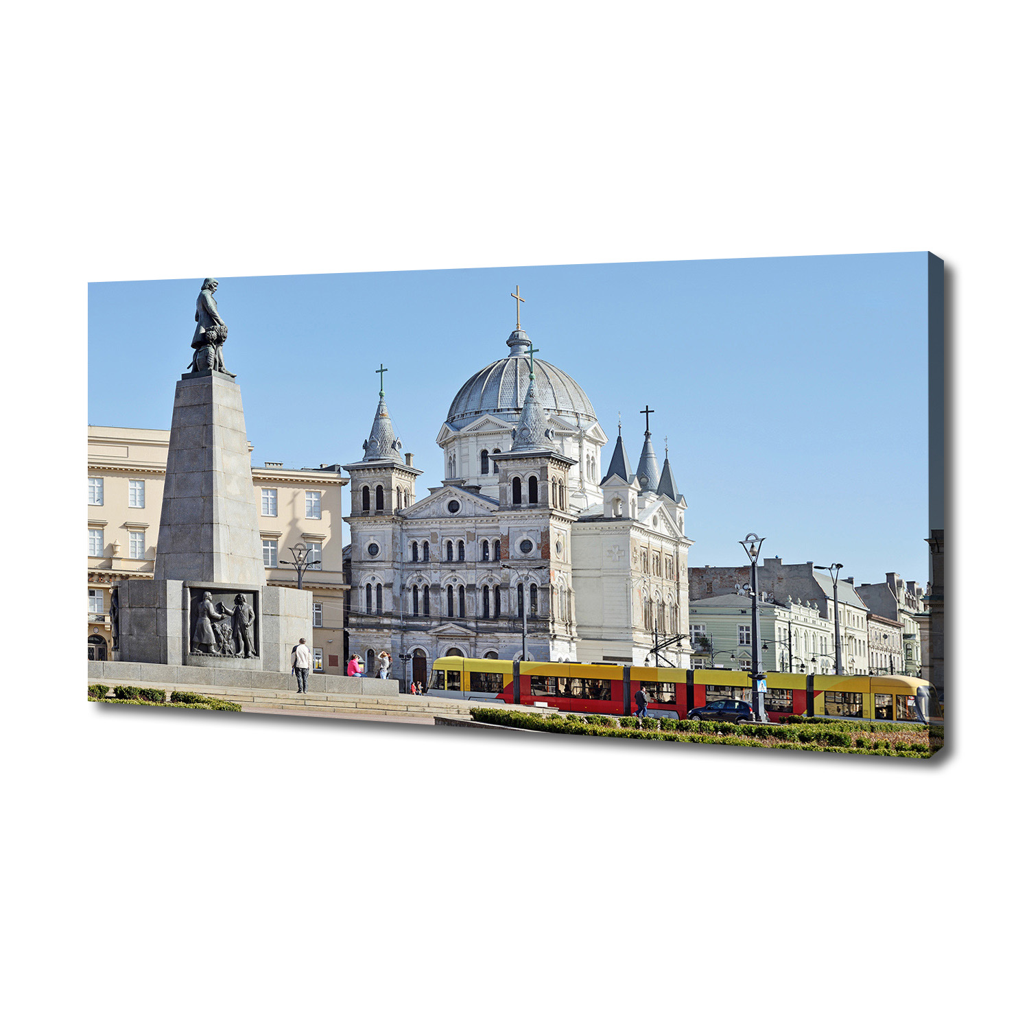 

Foto obraz na płótnie Plac Wolności Łódź 140x70 cm