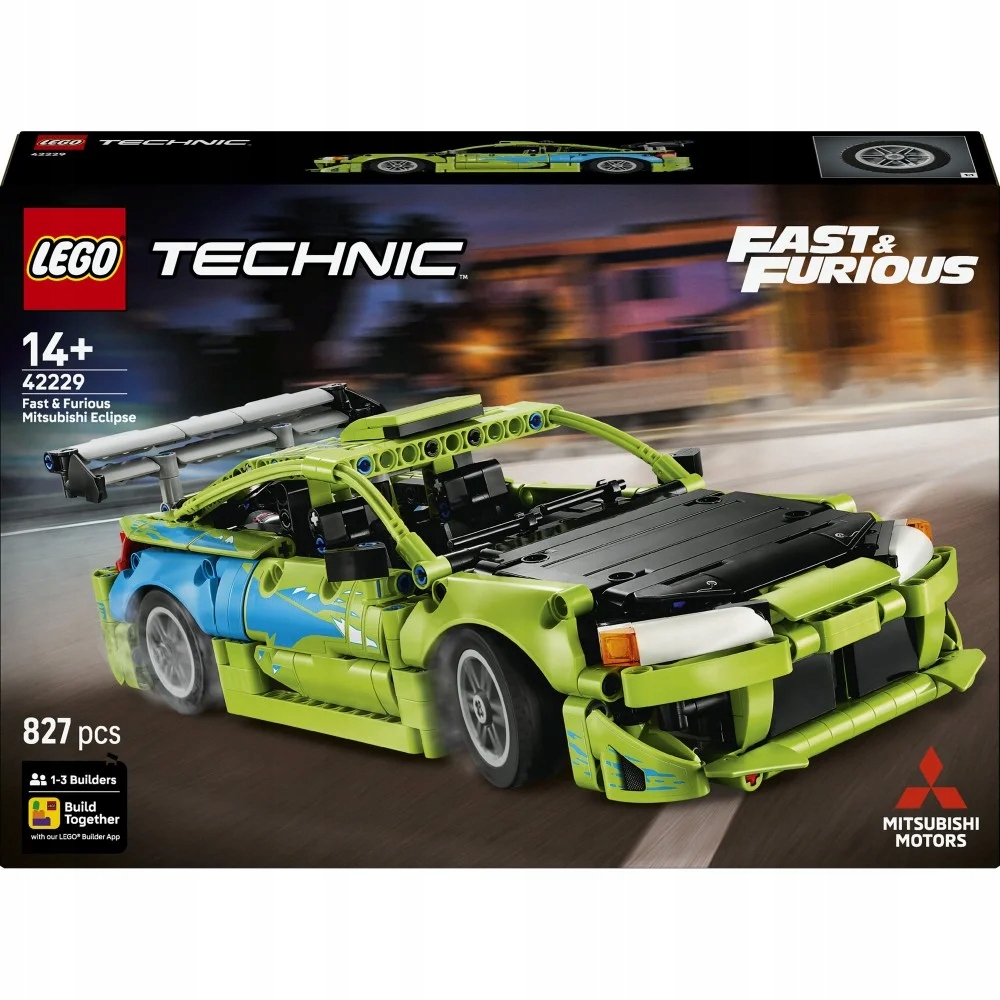 * Lego Technic Auto Fast and Furious Mitsubishi Eclipse 42229