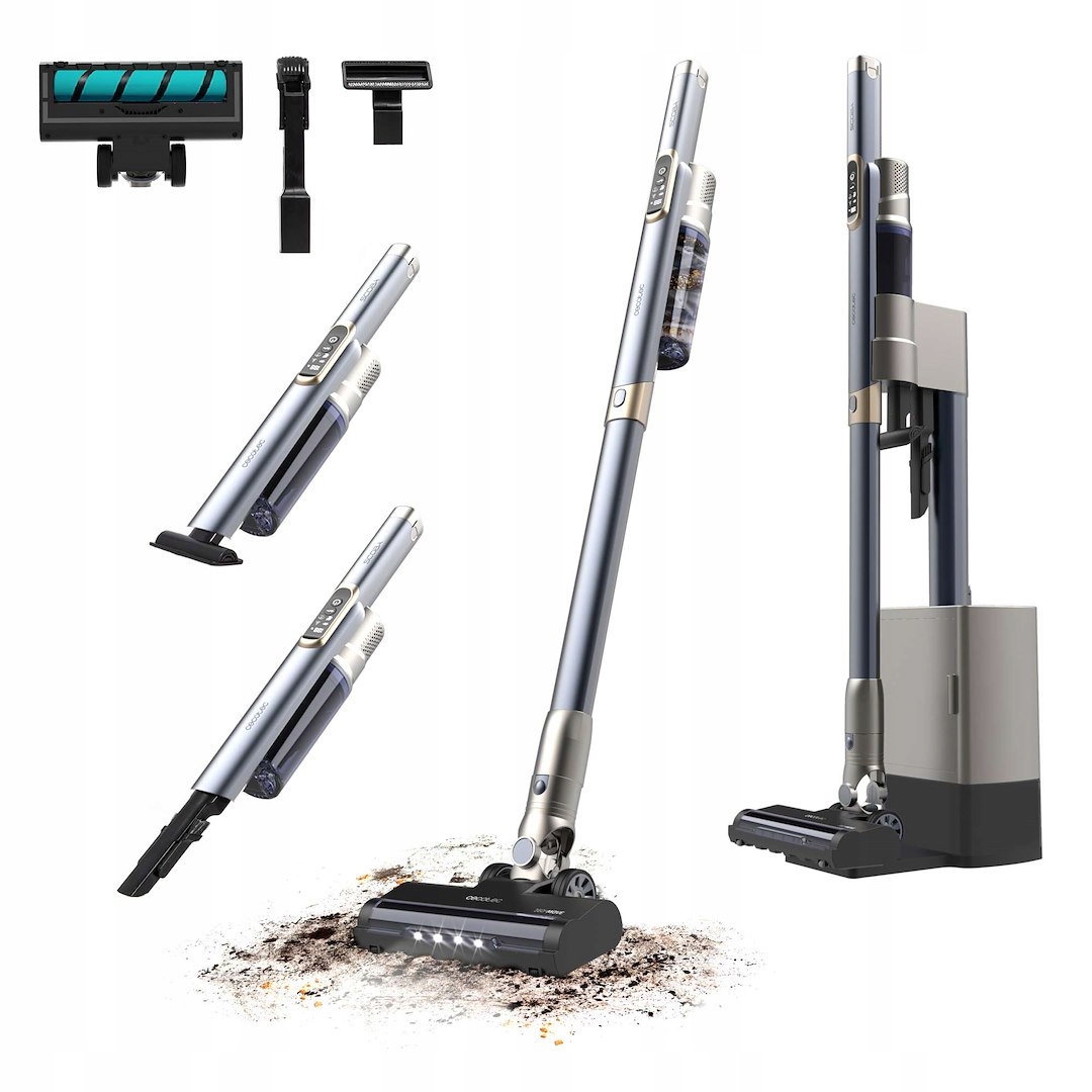 Odkurzacz pionowy bezprzewodowy Cecotec Scoba 2100 Station ze stacją 210W