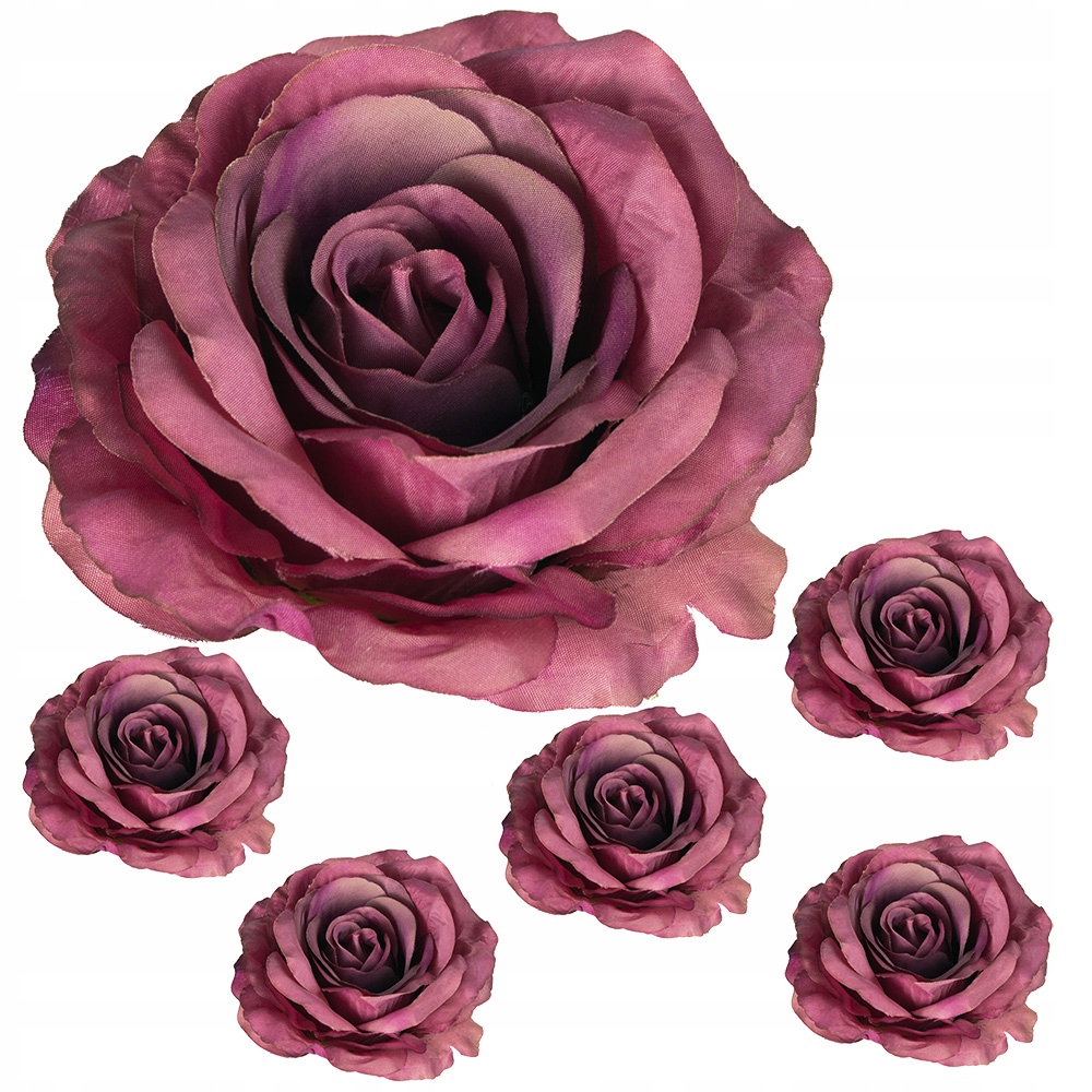 

Róża Główka Kwiatowa Róży Główki Wyrobowe 6szt