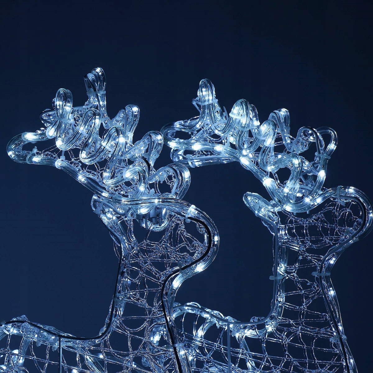 ДЕКОРАЦІЯ ОЛЕНЬ З РУКАВАМИ СВІТНИЙ ОЛЕНЬ Світлодіодний колір холодний білий