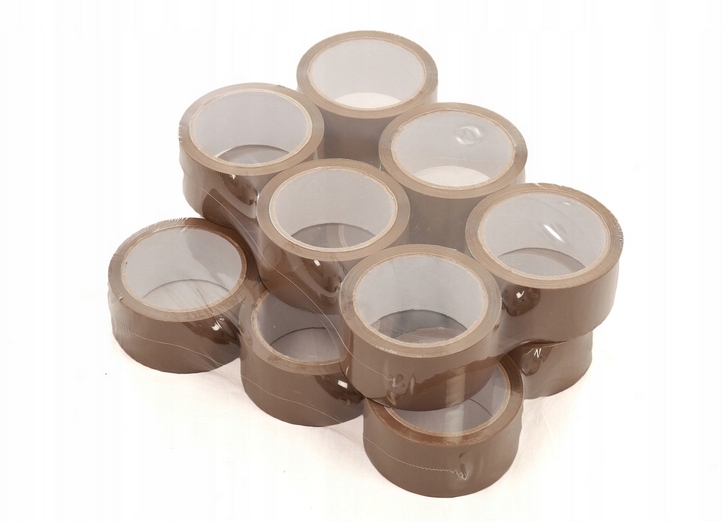 

12szt Taśma Pakowa Smart 48mm/60y Szara Akryl