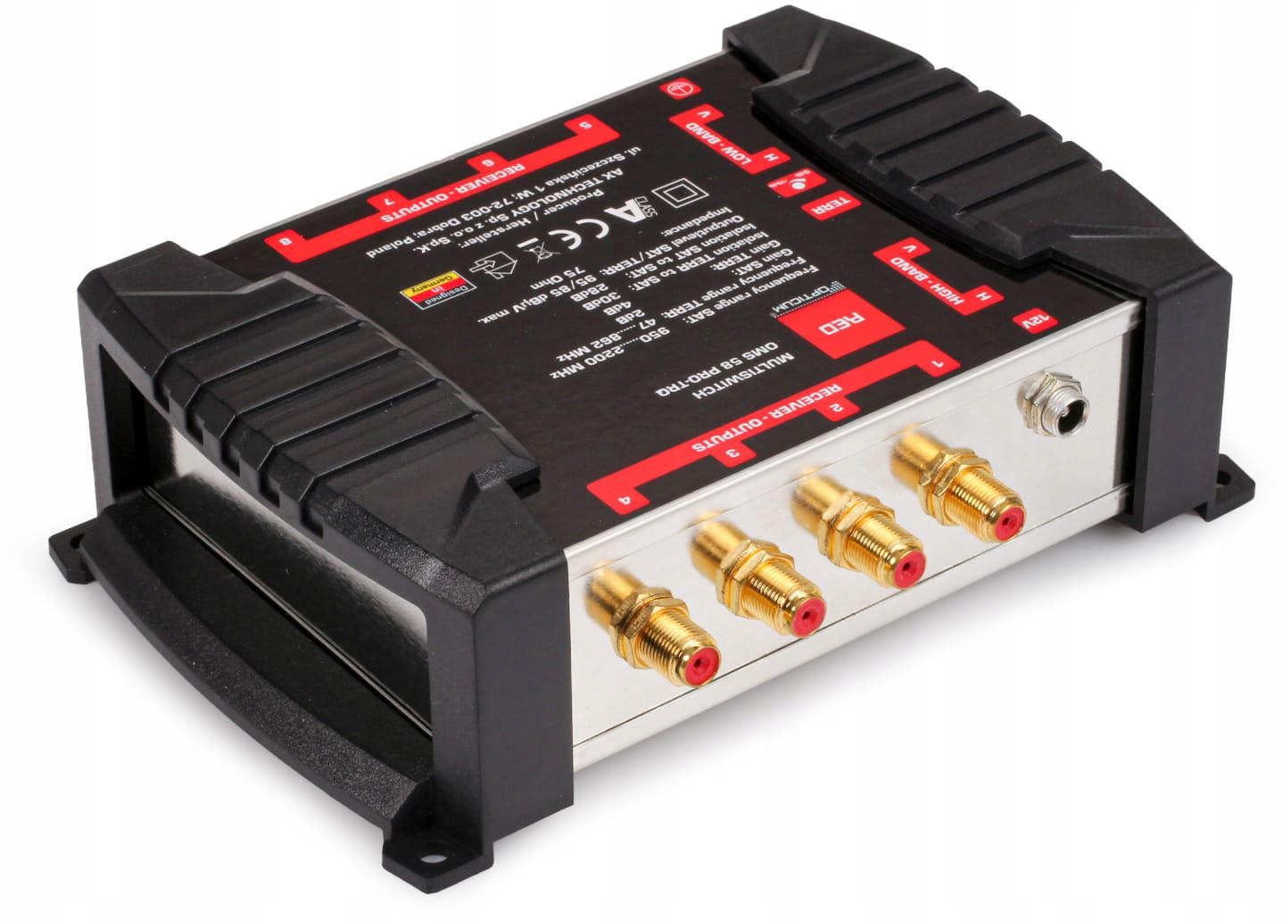 Multiswitch OPTICUM OMS 5/8 = 1xSAT +DVBt na 8gn Marka Opticum