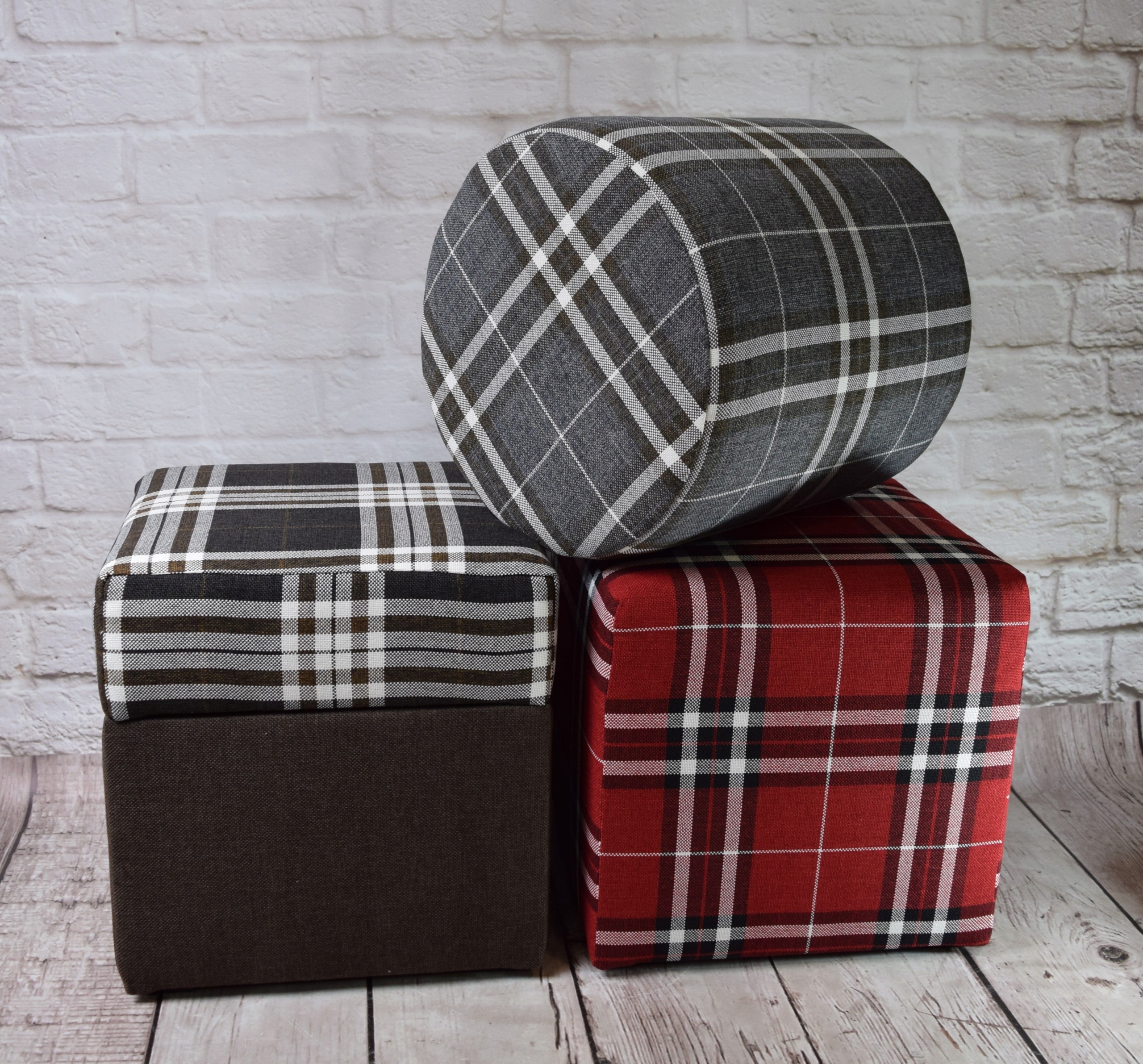 PUFA kostka 40x40x40 KRATA LOBOX plecionka kolory Typ tapicerowana