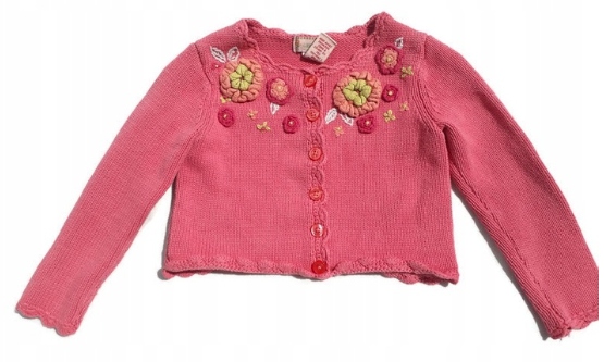 BOLERKO DZIEWCZĘCE RÓŻOWE R.92CM__