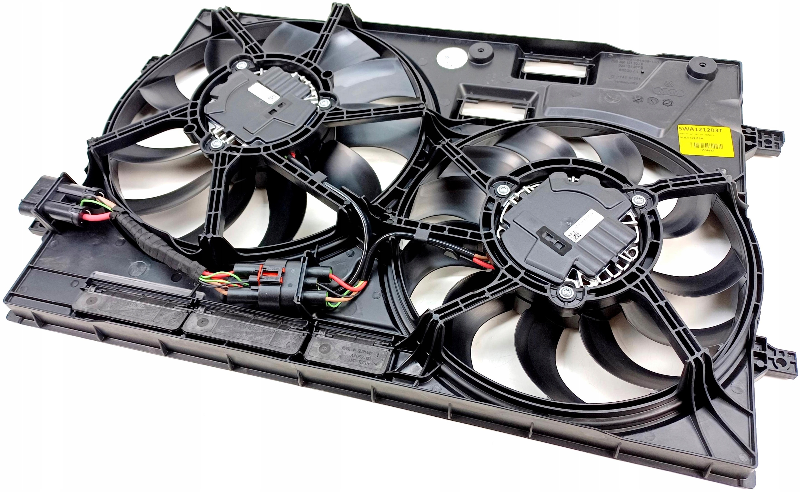 5WA121203T, 5WA955455Q, - Новый ORG вентилятор радиатора AUDI Q3 5WA121203T